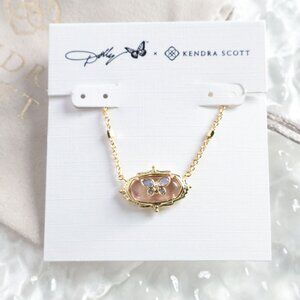 Kendra Scott - Elisa Butterfly Gold Light Pink Abalone Necklace - new